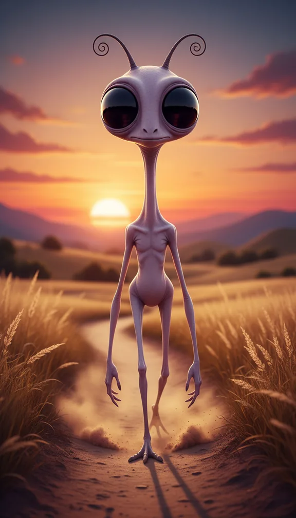 Creature walk: Your character wanders somewhere strange and beautiful